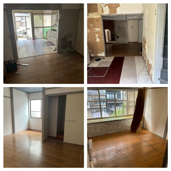 山科区全改装リフォーム開始